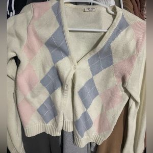 brandy melville-john galt corduroy sweater button up